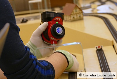 Detailaufnahme von Signaltechnik mittels vProbe Taktile Aufnahme von Elementen an Signalanlagen mittels vProbe