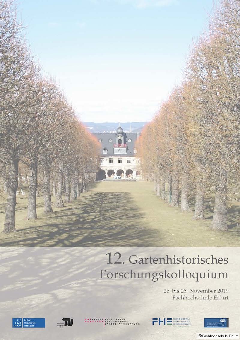 Gartenhistorisches Forschungskolloquium Gartenhistorisches Forschungskolloquium
