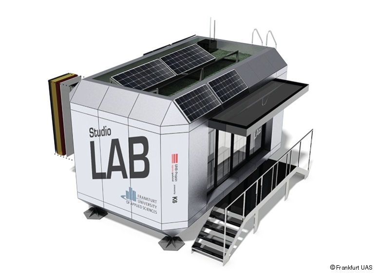 Tiny Studio Lab Versuchsgebäude Frankfurt UAS