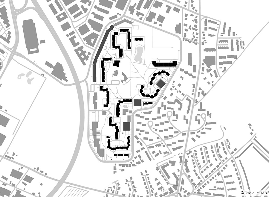 Lageplan Siedlung Ben Gurion Ring