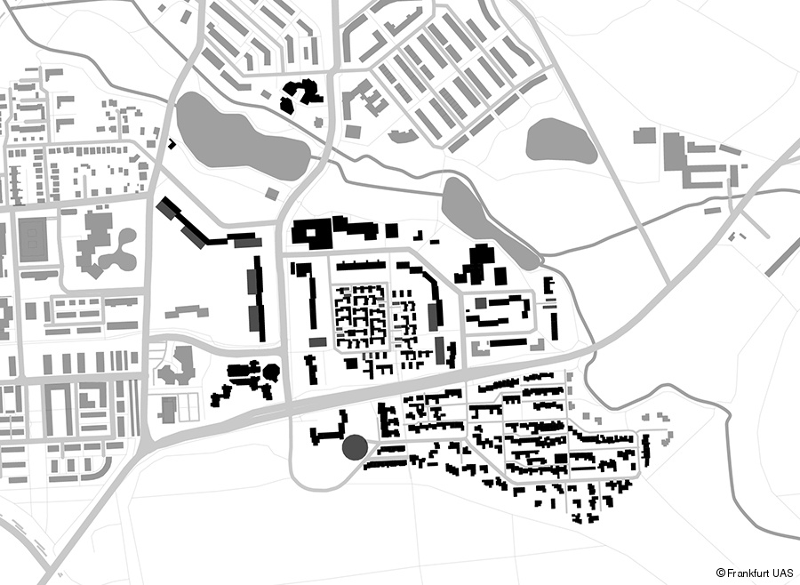 Lageplan Siedlung Kranichstein