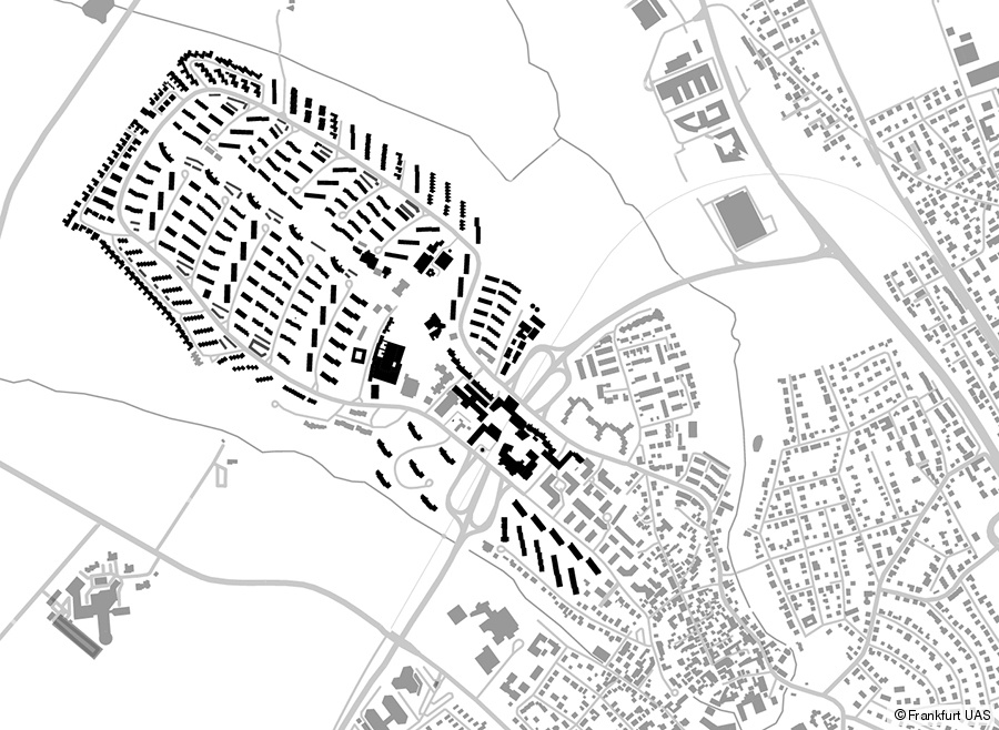 Lageplan Siedlung Wohnstadt Limes