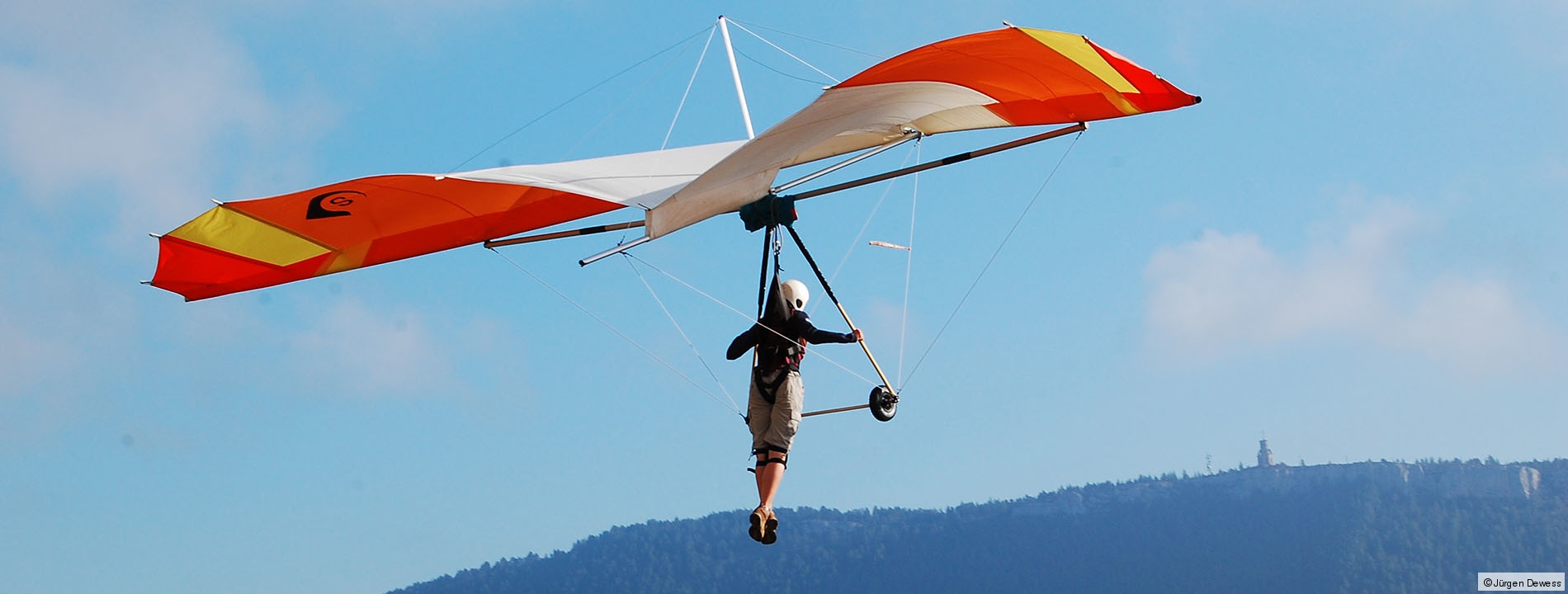 Bild vom Drachenfliegen in Frankreich, Link zum aktuellen Sportprogramm