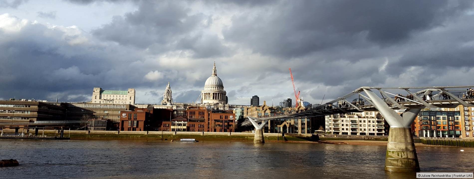 Blick auf St. Pauls in London