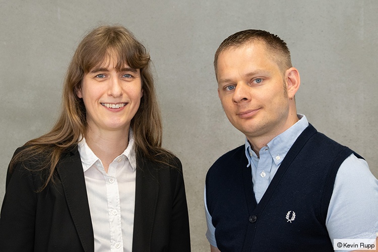 Scientists of the Laboratory for Industrial Metrology: Cornelia Eschelbach and Michael Lösler