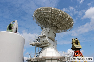 Bestimmung des IVS-Referenzpunktes am TWIN-Teleskop Wettzell mit Totalstationen