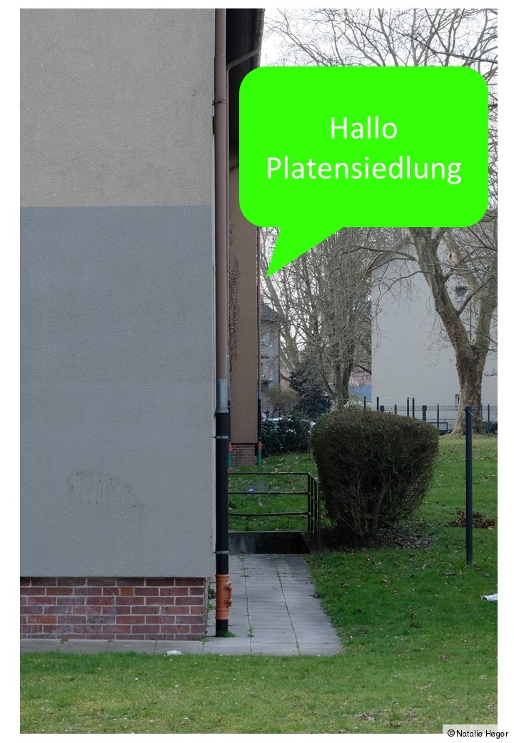 Hallo Platensiedlung Blick in die Platensiedlung