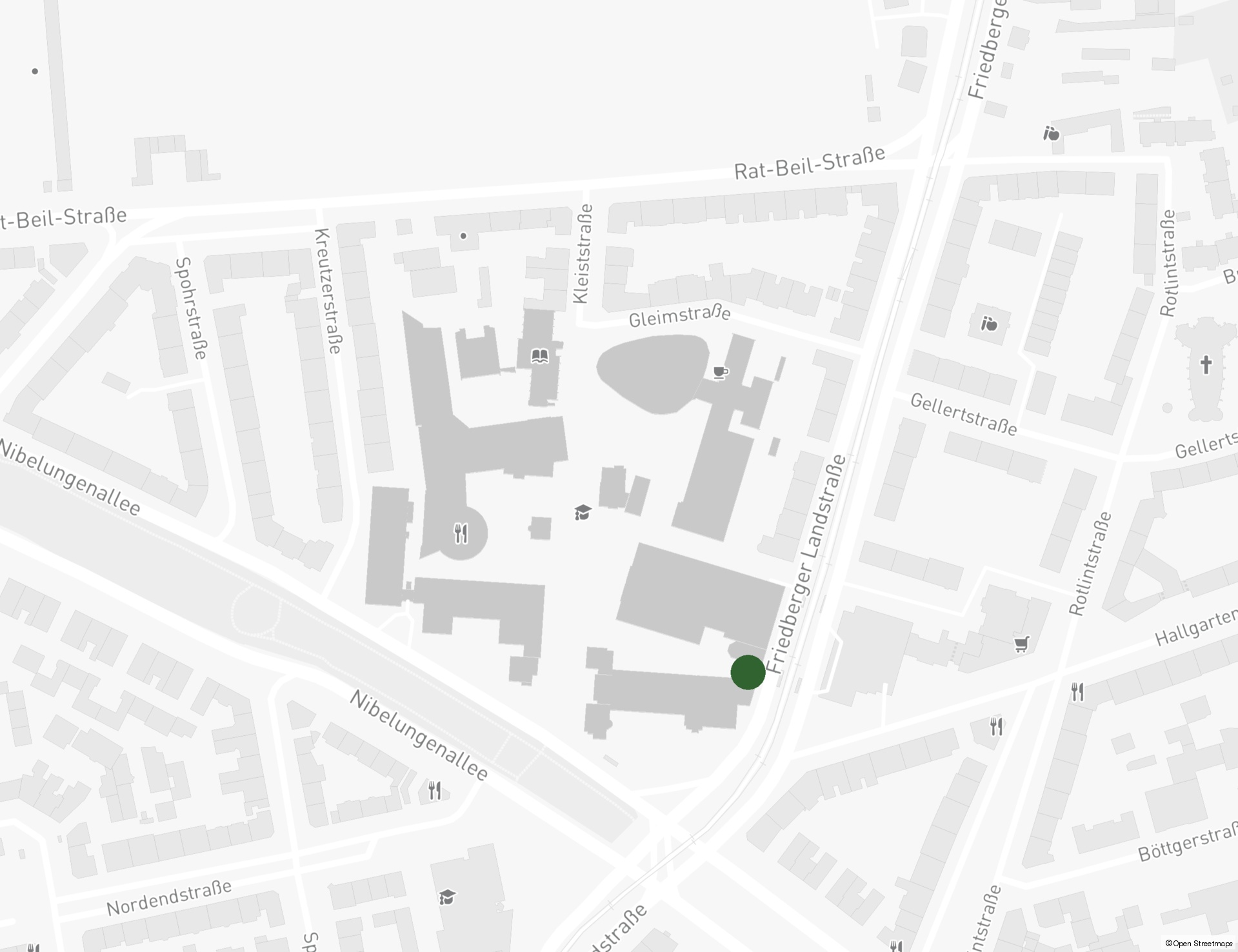 Lageplan Campus Frankfurt UAS
