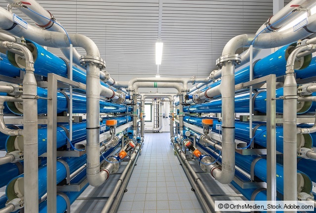 Rohre im Wasserwerk