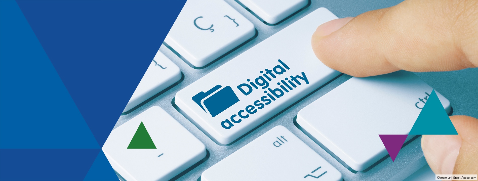 Tastatur mit Taste &quot;Digital Accessability&quot;