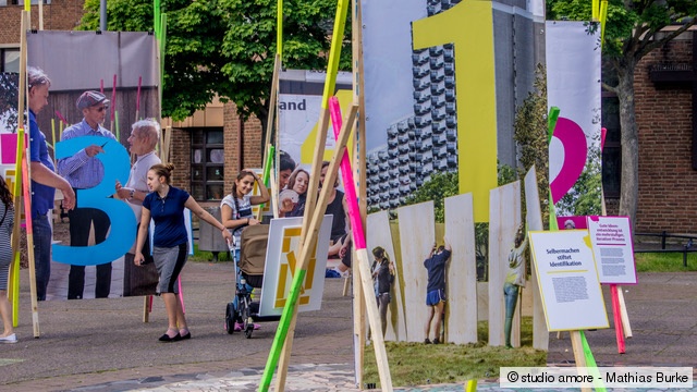 Chorweiler Umschichten Veranstaltung in der Siedlung Chorweiler