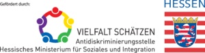Das LSBT*IQ-Netzwerk Rhein-Main wird gefördert aus Mitteln des Hessischen Aktionsplans für Akzeptanz und Vielfalt