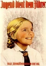 Propaganda-Plakat der HJ: "Jugend dient dem Führer"